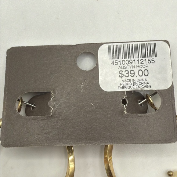 NWT Chicos Multicolor Tassel Hoop Drop Dangle Earrings Boho Hippie Orange Pink - Picture 5 of 8